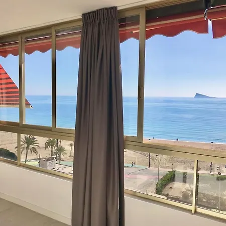 Ensueno 1a Linea Playa Poniente 6 Pax Parking Wifi Y Ac * 貝尼多姆